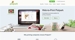 Desktop Screenshot of pixlpark.com